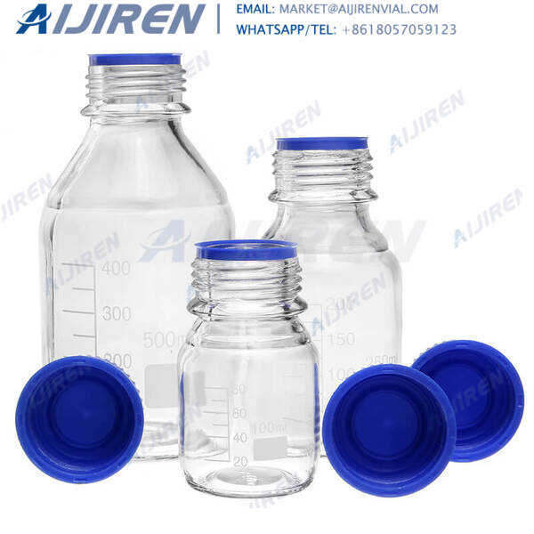 Experiment blue screw cap reagent bottle 500ml Pyrex